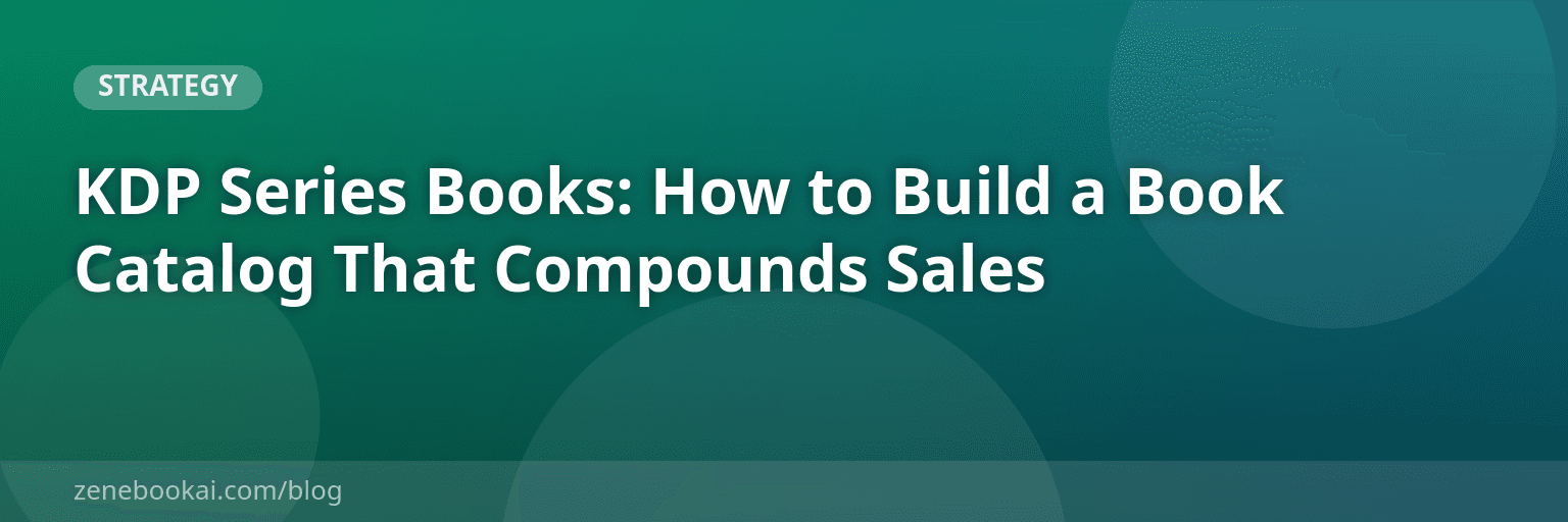 KDP Series Books: How to Build a Book Catalog That Compounds Sales